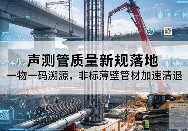 晋州声测管质量新规落地，一物一码溯源，非标薄壁管材加速清退