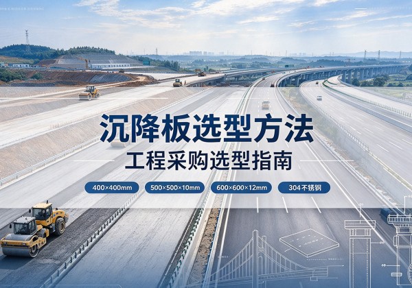 晋州沉降板选择方法